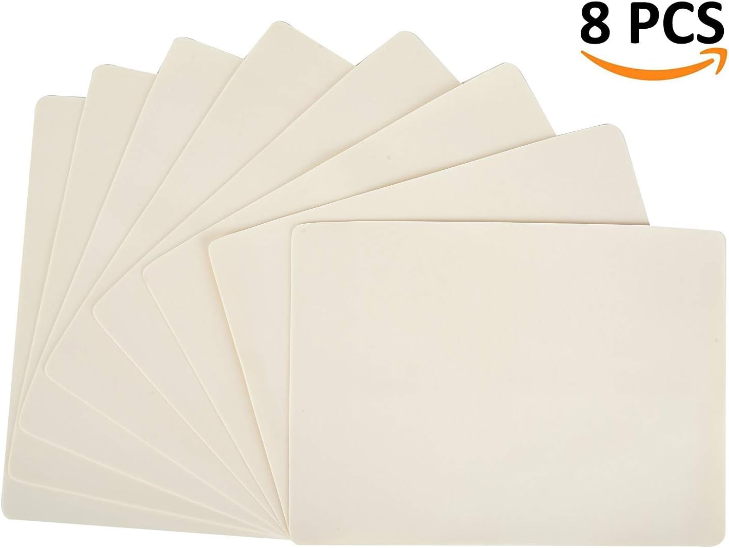 Lekeeu Tattoo Practice Skin - 8 PCS Double Sided Silicone Fake Skin 6 x 8in 1mm Thick for Beginners and Experienced Artists - Image 3