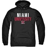 Miami University Official Ohio Stacked Unisex Adult Pull-Over Hoodie
