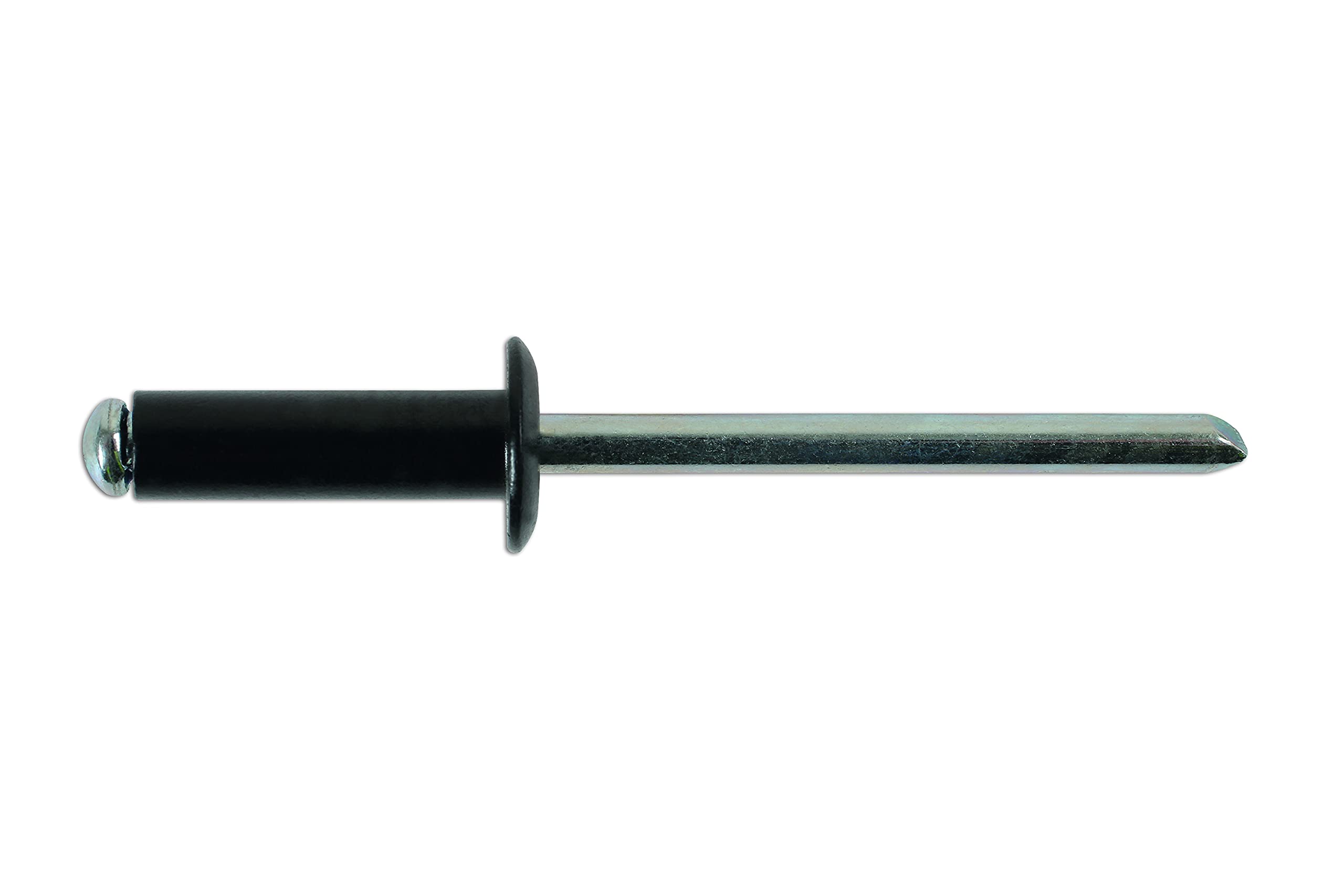 Connect 32888 Std Flange Black Rivets 4.8mm x 14mm 100pc