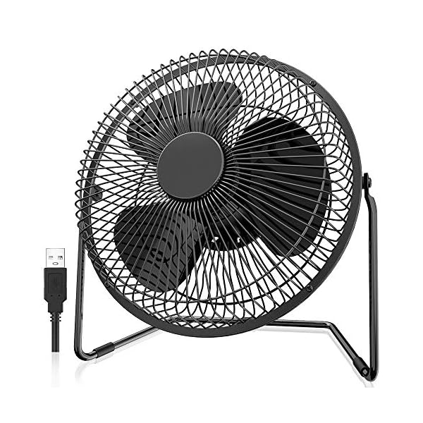 EasyAcc Battery Powered Fan, 9 Inch USB Desk Fan 5200 Capacity & Powerful Airflow Rechargeable Portable Fan Wireless…