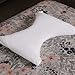 DMI Neck Pillow for Cervical, Neck and Shoulder Support to Relieve Pain and Headaches with Removable Cover, Medium Support, White