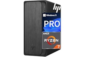HP Secure & Productive Business Tower Desktop, AMD 8-Core Ryzen 7(Beat Intel Core i9-11900K), 16GB DDR5 RAM, 1TB Storage(512GB SSD & 500GB HDD), HDMI + DP, RJ-45, USB-C, Windows 11 Pro