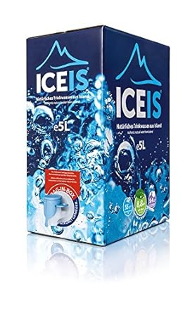 ICEIS - Natürliches alkalisches Wasser (pH-Wert 8,8) von einem Gletscher in Island - 5L.
