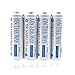 ON THE WAY 14500 3.7V Rechargeable AA Battery for Led Flashlight ,Pack of 4
