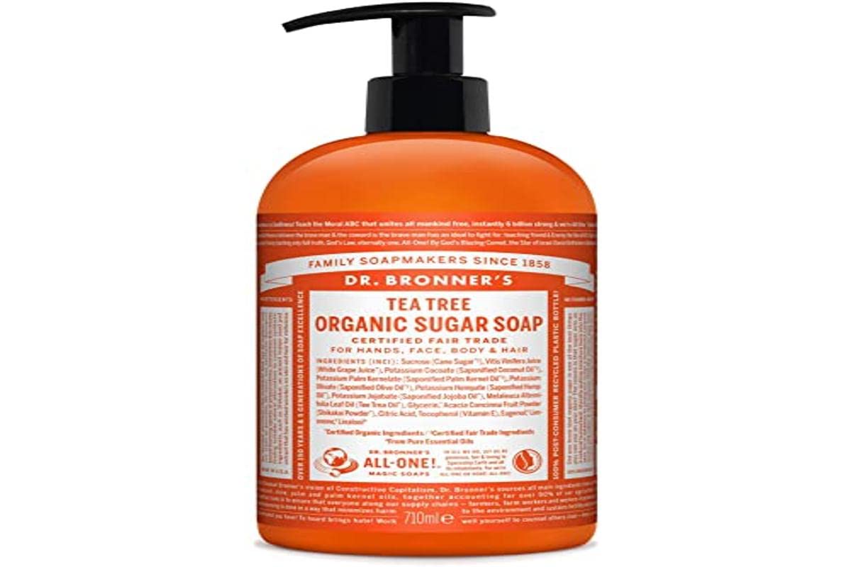 Dr. Bronner's Sugar Soap Tea Tree 710ml