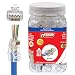 ITBEBE Gold Plated RJ45 CAT6 Bold 100 Pieces End Pass Through Connector for 23 AWG Cables primary