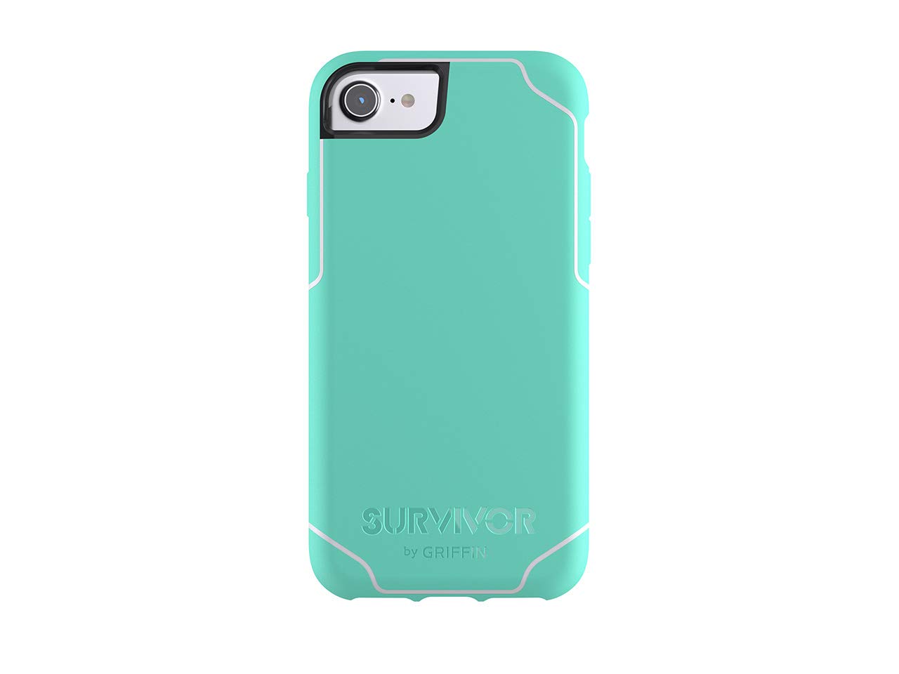 Griffin GB42770 Survivor Strong Case for iPhone 7 - Mint/Apple White
