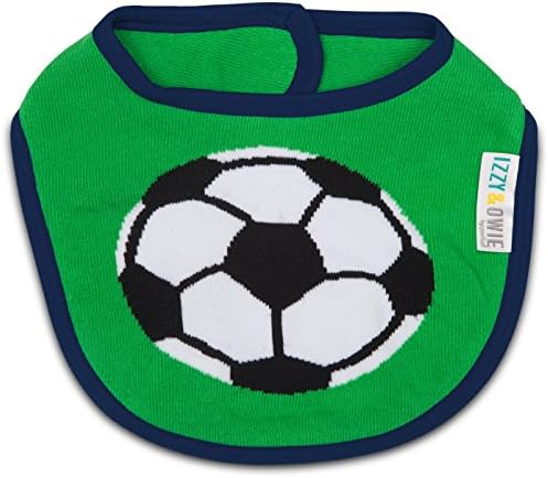 Izzy and Owie Soccer Ball Bib 0-24 Months, Green