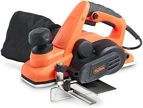 VonHaus 900W Planer with 82 X 3mm Planing Width, Guide & Dust Bag Includes Extra Set of Blades