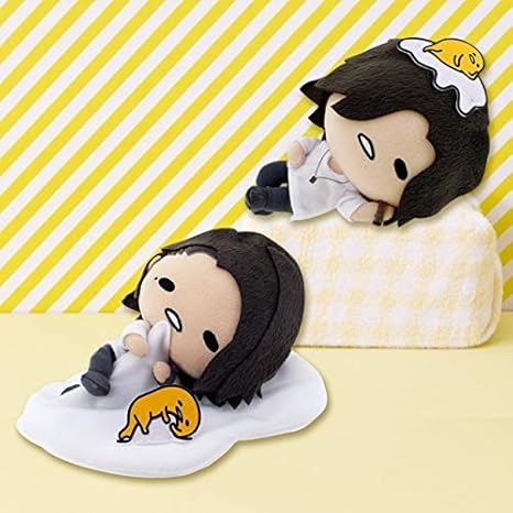 Amazon Jin ぐでたま ぬいぐるみ 赤西仁 ぐでたまコラボグッズ 全2種セット アニメ 萌えグッズ 通販