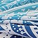 Mandala Duvet Cover Set, Full Bohemia Bedding Sets 3 of Set, Boho Quilt Cover with Hidden Zipper and 4 Corner Ties, ZHH