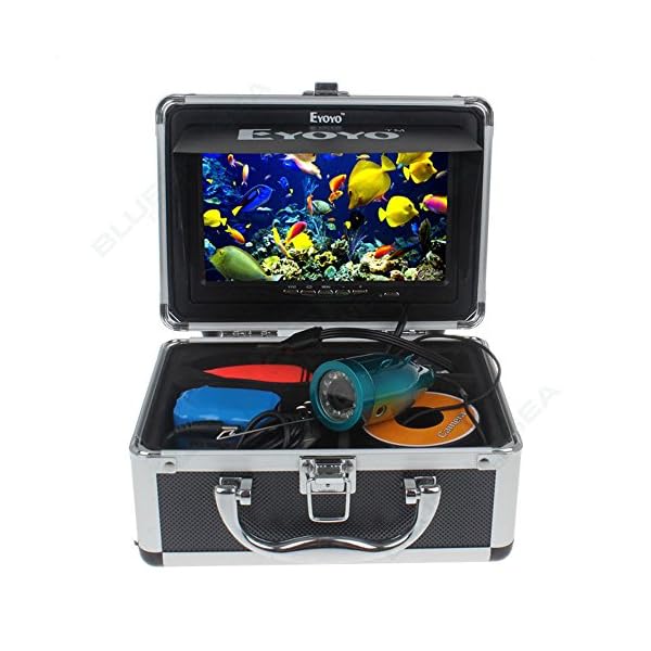 Eyoyo-50M-7-HD-800480p-Monitor-1000TVL-Infrared-Underwater-Camera-IceSea-Fishing-Fish-Finder-With-DVR-Recording-4GB-SD-Card-Lights-Control-Keychain