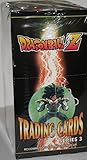 1999 Dragonball Z Series 3 Trading Cards Box by Artbox. 24 Packs per Box. A Special Bonus Prism Card Inside Every Pack!