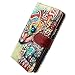 Bcov Galaxy Note 5 Wallet Case, Bfun Packing Tribal Floral Elephant Multi Card Slots Purse Wallet Leather Cover Case for Samsung Galaxy Note 5