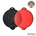 Silicone Splatter Screens Set of 2 - Cooking Grease Screen Cover for Frying Pan and Skillet