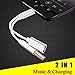 Headphone Adapter for iPhone 3.5mm Jack 2 in 1 Converter Connector Cables Earphone Adaptor Splitter Dongle Aux Audio Compatible with iPhone 7 8 Plus X XS XR Max for iOS 11 12 or Upthumb 1