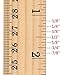 25 Pack Wooden Ruler 12 Inch Rulers Bulk Wood Measuring Ruler Office Ruler 2 Scale