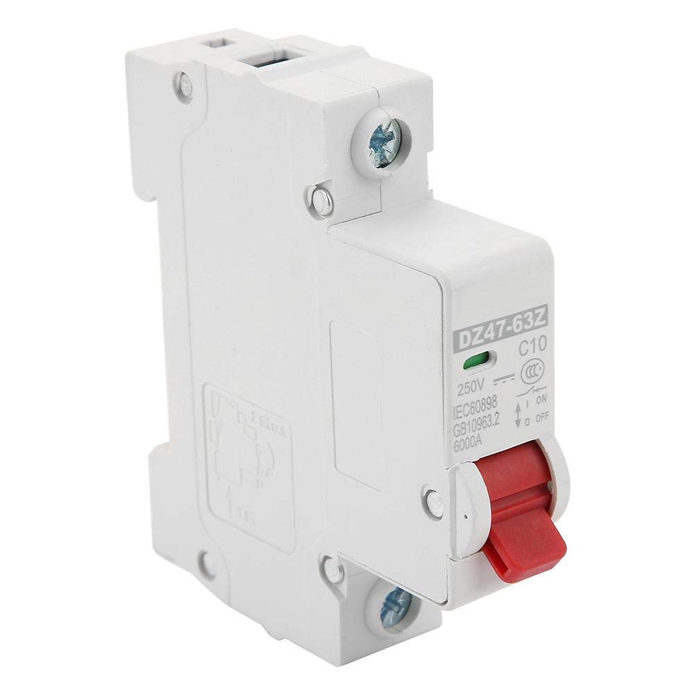 DC DZ47-63Z-1P 10A Miniature Circuit Breaker Pneumatic Leakage Switch Single Pole Circuit Breakers