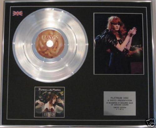 FLORENCE &amp; THE MACHINE - CD Platinum Disc + Photo - LUNGS