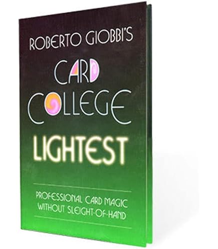 Amazon.com: Card College Light by Roberto Giobbi - Book : Roberto