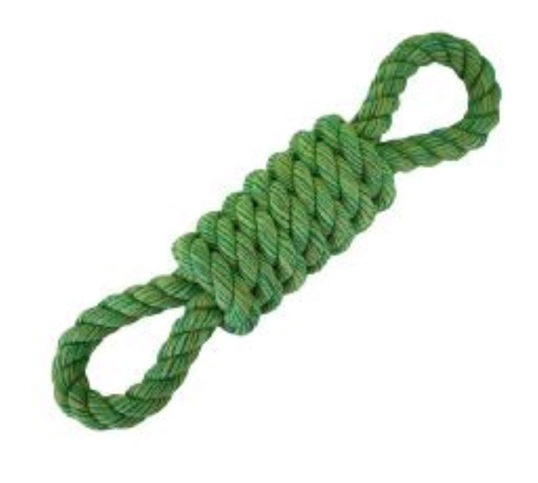 Nuts For Knots King-Size Coil Figure of 8 Rope Dog Toy"