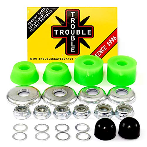 Trouble Bushings for Skateboard Trucks • Soft 90A • Cushion Rebuild