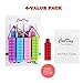 |LAUNCH PRICE| Chew Necklaces Set - (4 PACK with Colored Cords + BONUS Pencil Topper) - Sensory Chew Toys for Autism, Biting, Teething, ADHD, SPD, Oral Motor Children, Kids, Boys, and Girls by Coolday