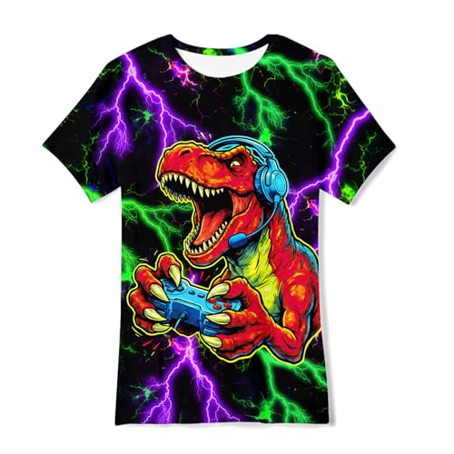 Lifaky Boys Girls 3D Graphic Tees Unisex