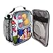 ZOEO Girls Unicorn Lunch Box Head Cream Magic Pink Floral Tiara Prep Kids Cooler Insulated Lunch Bag Tote Freezable Shoulder Strap Waterproof Picnic Meal for School Office
