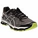 ASICS Men's Gel Kayano 22 Running Shoe, Charcoal/Silver/Lime, 11 M US