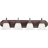 Maxim Essentials-4 Light Early American Bath Vanity in Early American style-30 Inches Wide by 7 inches high-Oil Rubbed Bronze