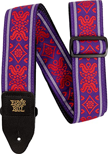 Ernie Ball Royal Flush Red Jacquard Strap