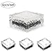 Frosted Glass Path and garden solar lights (Set of 4) (3.94