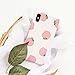 iPhone Xs Cute Case for Girls, YeLoveHaw Flexible Soft Slim Fit Full Protective Shell Phone Case with Summer Style Pink Juicy Peach Fruit Pattern for iPhone Xs/X 5.8 Inch (Peach)