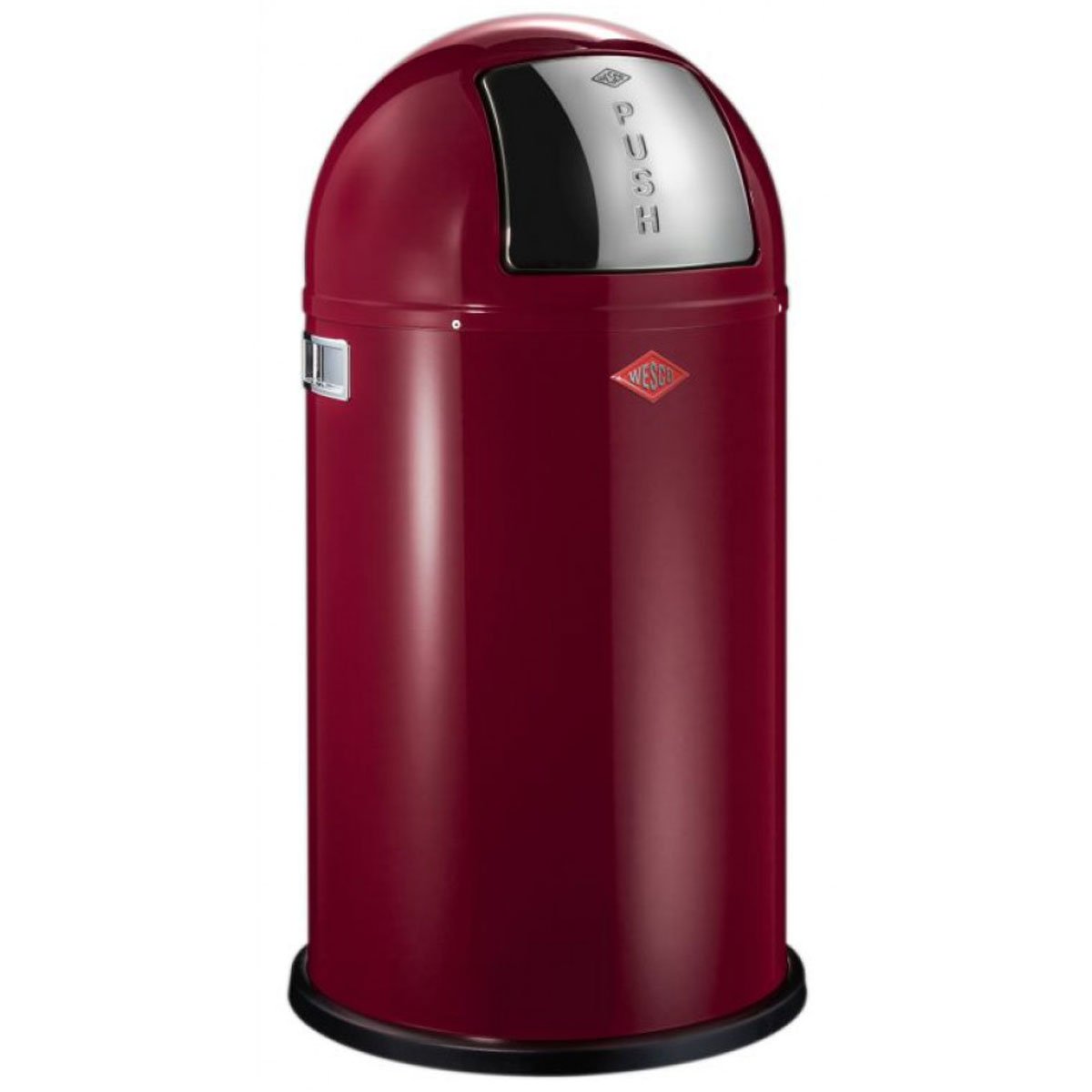 Wesco Pushboy 50 Litre Waste Bin 40 x 40 x 75 cm Ruby Red Amazon.co.uk Kitchen & Home
