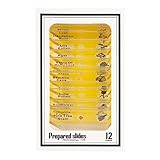 Scientoy 12 Pcs Prepared Microscope Slides Set for Basic Biology Education,Plant