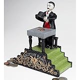 Design Toscano Maitland the Magician Authentic Foundry Iron Mechanical Bank