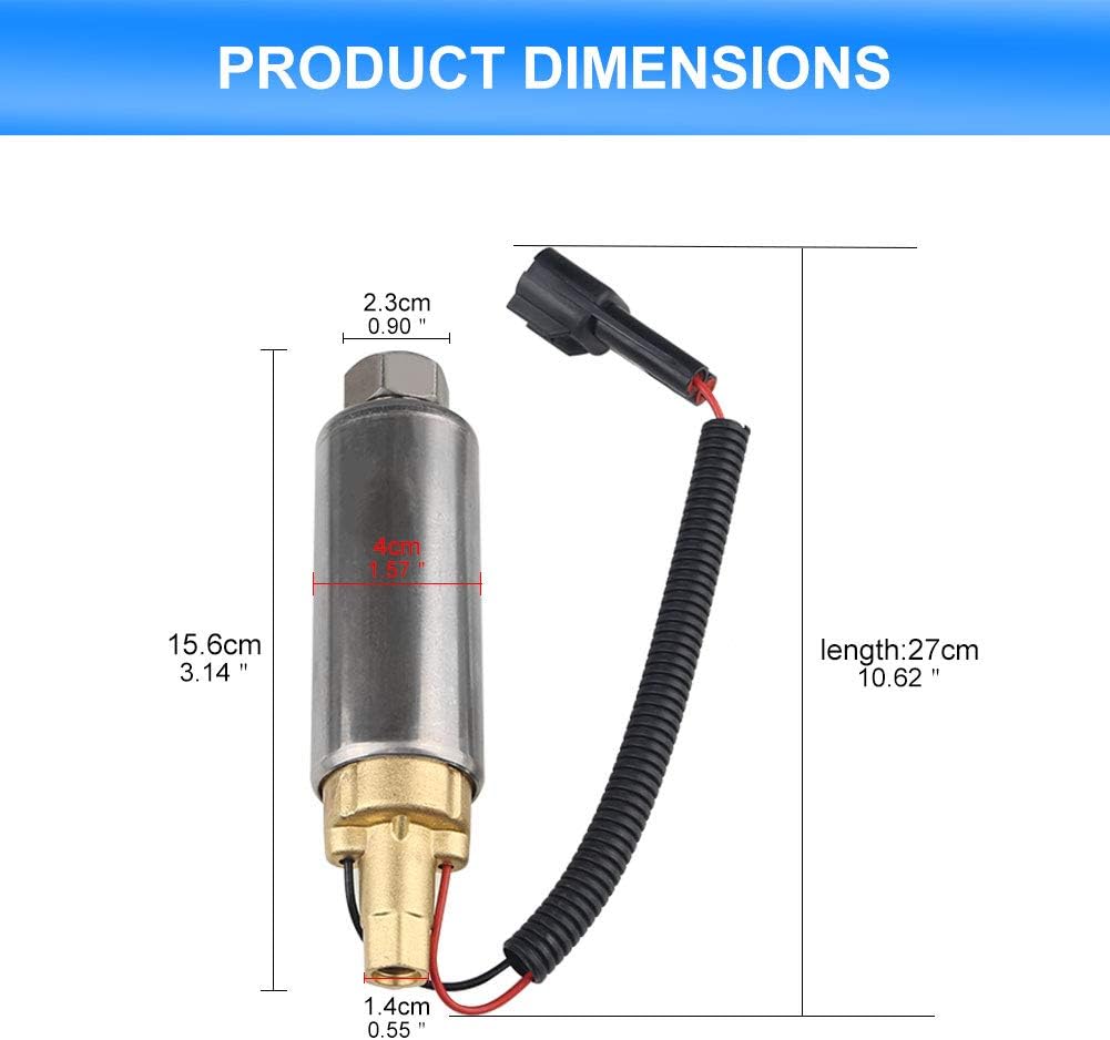 Waterwich Compatible With Fuel Pump Mercruiser Mercury Marine Boat 4 3l 5 0l 5 7l V6 V8 Replaces Sae J1171 861155a3 861155 2 Electric Fuel Pumps Fuel Pumps Accessories Cajaalimentos Com Br