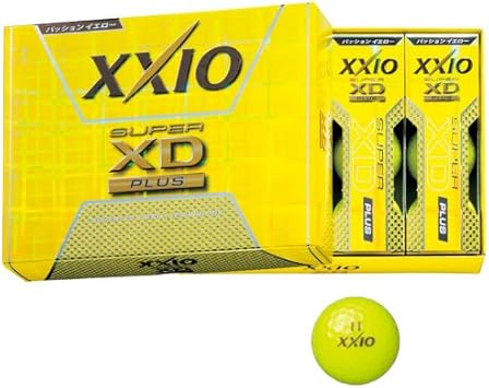 Amazon Dunlop ダンロップ Xxio ゼクシオ スーパーxdプラス プレミアムパッションイエロー 12p ダンロップ Dunlop ゴルフボール