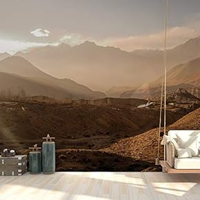 Wall Mural Magnificent Mountain View Removable Wallpaper Wall Sticker for Bedroom Living Room - 66x96 inches