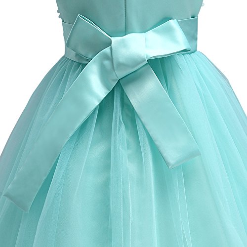 Acecharming Girls Ball Gown Dress, Wedding Bridesmaid Pageant Party Dance Maxi Prom Dress(2-10 Years Old) - Thumbnail 4