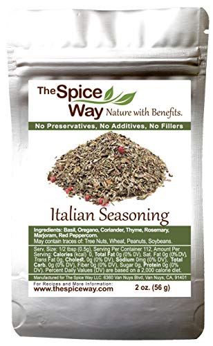The Spice Way Italian Seasoning - a gourmet spice blend with Italian herbs and spices. Can be used on any Italian dish including pasta, pizza and more 2 oz