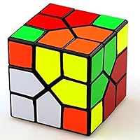 Lanlan 3x3x3 Magic Cube Creative Skewb Cube Brain Teaser Puzzle Cube for Magic Cuber Professional Players Lovers