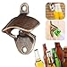 Vintage Antique Cast Iron Wall Mounted Bar Beer Glass Bottle Cap Opener Kitchen Tools Barware