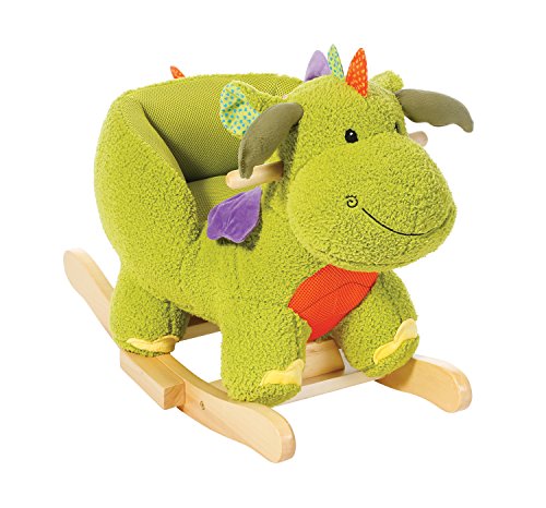 Knorrtoys 40325 - Schaukeltier Drache Franco mit Knistereffekt in den Flügeln