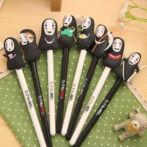 8pcs Gel Pen Stationery Kid Gift Faceless Ball Point Pen School Office Supplies