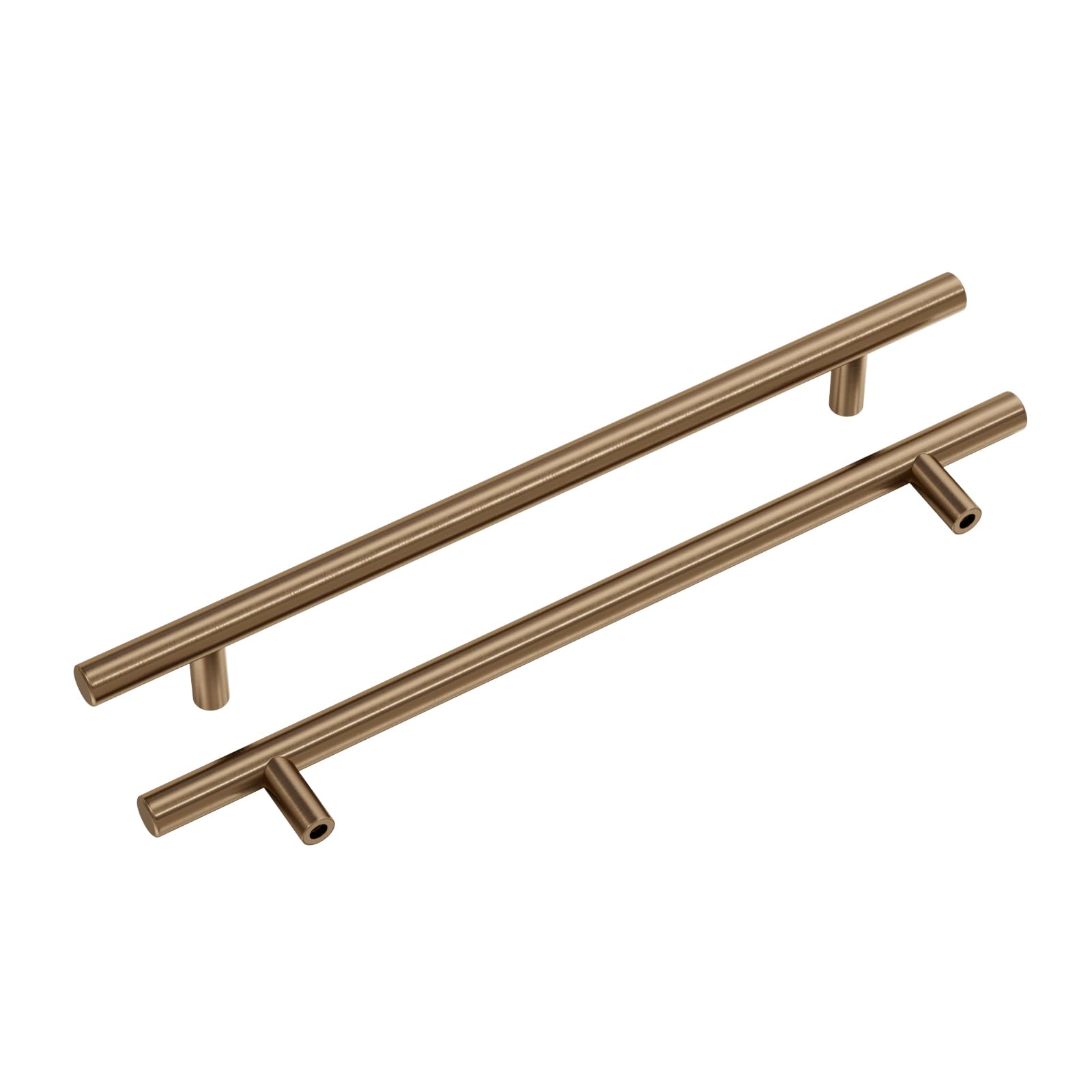 Goldenwarm 10 Pack Champagne Bronze Drawer Handles 192mm Hole Centers Champagne Bronze Cabinet Pulls Champagne Drawer Pulls Kitchen Cupboard Handles Champagne Handles — image 1