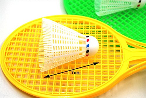 1 Pair Child Badminton Tennis Racket Baby Sports Bed Toy Educational Toys Color Random BY DINGJIN