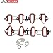 Intake Manifold Gasket Ms92211 Ms18007 Ms4657 Ms16340 Compatible with Chevrolet/GMC/Hummer 5.3L 4.8L 2002-2003 Cadillac Escalade 5.3L 2001-2003 Gmc Sierra 1500 Hd 6.0L 2001-2002 Gmc Yukon 6.0L primary