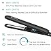 Miuphro Steam Hair Straightener, Salon Hair Straightening Iron with Titanium Plate + Adjustable Temperatures +Locking Switch, Heats up Fast+ Portable Professional Vapor Flat Iron